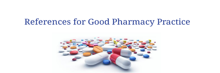 References for Good Pharmacy Practice